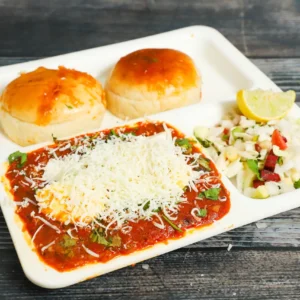 Cheese Pav Bhaji (khyea poisa)