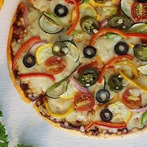 Veg Overloded Pizza (Bake O Logy)