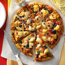 Roasted Chicken Pizza (Bake O Logy)