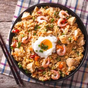 Egg Chicken Fried Rice